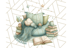 Cozy Cabin Critters Clipart PNG, Fall Animal Png Product Image 3