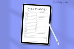 Simple Daily Planner Canva Template | Editable &amp; Printable Product Image 3