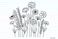 Flower Svg, Flower Meadow Svg, Wildflower Svg, flowers Svg. Product Image 3
