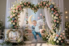 41 Flower Arch Digital Backdrops Product Image 4