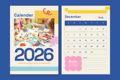 Colorful Education Wall Calendar Product Image 3