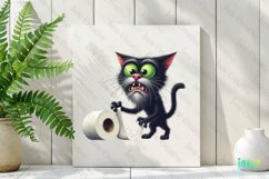Funny Black Cats Sublimation Clipart Product Image 3