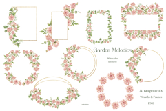 Watercolor Garden Melodies Collection Bundle Product Image 3