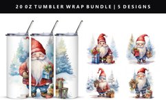 Gnome 20oz Tumbler Wrap | Sublimation PNG Bundle Product Image 5
