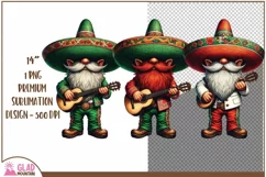 Mexican Gnomes png, Cinco de Mayo Gnomes png, Gnome Clipart Product Image 1