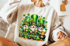 St Patrick's Day Gnome PNG, Lucky Day PNG, Shamrock PNG Product Image 1