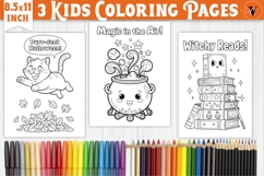 Halloween Kids Coloring Pages | Coloring book Product Image 1