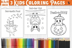 Halloween Kids Coloring Pages | Coloring book Product Image 1