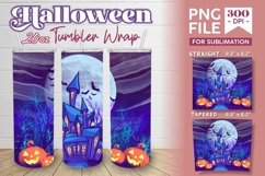 Halloween Tumbler Wrap Sublimation Product Image 1