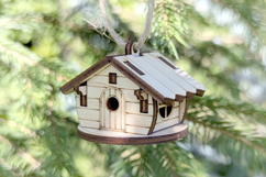Christmas House #3 - laser cut file, Glowforge pattern Product Image 6