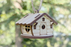 Christmas House #3 - laser cut file, Glowforge pattern Product Image 2