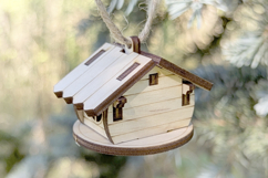 Christmas House #3 - laser cut file, Glowforge pattern Product Image 8