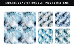Alcohol Ink Square Coaster Design | Square Coaster PNG Product Image 1