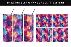 Alcohol Ink 20oz Tumbler Wrap | Sublimation PNG Design Product Image 1