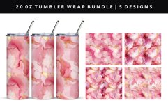 Alcohol Ink 20oz Tumbler Wrap | Sublimation PNG Design Product Image 1