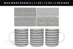 Knitted 11oz, 15oz Mug Sublimation | Mug Wrap PNG Bundle Product Image 4