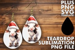 Cute Christmas Teardrop Earring Art Product Image 1