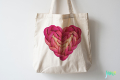 Latch Hook Yarn Crochet Hearts PNG Product Image 3