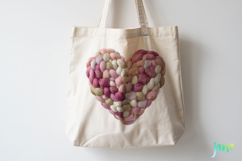 Latch Hook Yarn Crochet Hearts PNG Product Image 3