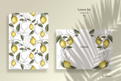Acrylic Lemon Pattern, Frames, Elements Product Image 4