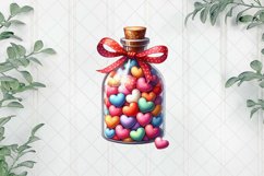 Love Bottle Valentine’s Day Sublimation Product Image 1