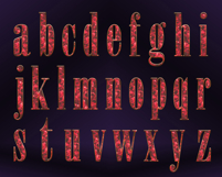 Red Diamond Alphabet: PNG Clipart Product Image 6