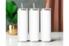 Skinny Tumbler Mockup | Canva Compatible | Craft Mockup Product Image 3
