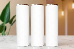 Skinny Tumbler Mockup | Canva Compatible | Craft Mockup Product Image 3