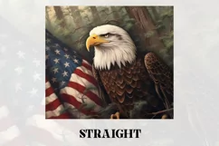 3D Eagle Tumbler Wrap | 3D Patriotic Tumbler Wrap Product Image 2