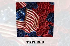 3D USA Flag Tumbler Wrap | 3D Tumbler wrap | 3d Sublimation Product Image 4
