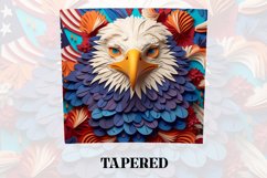 3D Eagle Tumbler Wrap | 3D Patriotic Tumbler | 3D Product Image 3