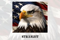 3D Eagle Tumbler Wrap | 3D Patriotic Tumbler Product Image 2