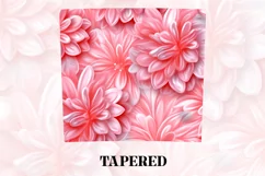3D Flower Tumbler Wrap | 3D Tumbler wrap | 3d Sublimation Product Image 4