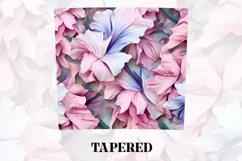 3D Flower Tumbler Wrap | 3D Tumbler wrap | 3d Sublimation Product Image 4