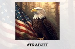 3D Eagle Tumbler Wrap | 3D Patriotic Tumbler Wrap Product Image 2