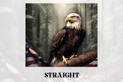 3D Eagle Tumbler Wrap | 3D Patriotic Tumbler Wrap Product Image 2