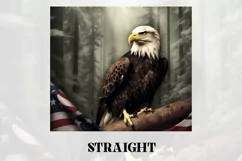 3D Eagle Tumbler Wrap | 3D Patriotic Tumbler Wrap Product Image 2