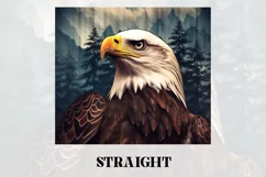 3D Eagle Tumbler Wrap | 3D Patriotic Tumbler Wrap Product Image 2