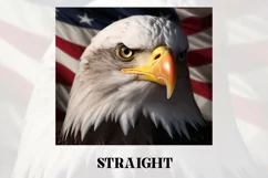 3D Eagle Tumbler Wrap | 3D Patriotic Tumbler Product Image 2