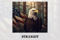3D Eagle Tumbler Wrap | 3D Patriotic Tumbler Wrap Product Image 2