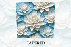 3D Flower Tumbler Wrap | 3D Tumbler wrap | 3d Sublimation Product Image 2
