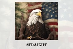 3D Eagle Tumbler Wrap | 3D Patriotic Tumbler Wrap Product Image 2