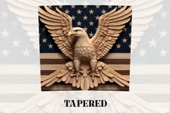 3D Eagle Tumbler Wrap | 3D Tumbler wrap | 3d Sublimation Product Image 4
