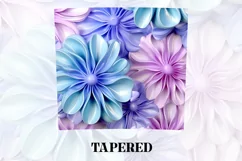 3D Flower Tumbler Wrap | 3D Tumbler wrap | 3d Sublimation Product Image 3
