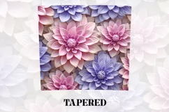 3D Flower Tumbler Wrap | 3D Tumbler wrap | 3d Sublimation Product Image 4