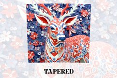 3D Deer Tumbler Wrap | 3D Patriotic Tumbler Wrap | 3D Product Image 3