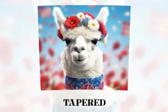 3D Lama Tumbler Wrap | 3D Tumbler wrap | 3d Sublimation Product Image 4