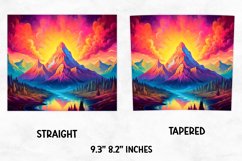 3D Flower Tumbler Wrap | 3D Tumbler wrap | 3d Sublimation Product Image 3