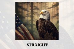 3D Eagle Tumbler Wrap | 3D Patriotic Tumbler Wrap Product Image 2