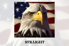 3D Eagle Tumbler Wrap | 3D Patriotic Tumbler Product Image 2